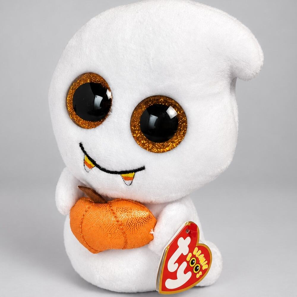 Ty Beanie Boos Scream the Ghost 6in Halloween Plush 2017 Tag 37236